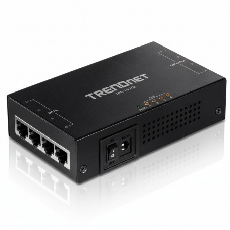 TRENDnet TPE-147GI 65W 4 Port Gigabit PoE+ Injector (TPE-147GI)