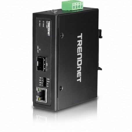 TRENDnet TI-F11SFP Industrial 100/1000Base-T to SFP Media Converter (TI-F11SFP)