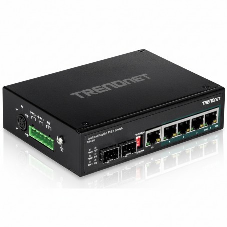 TRENDnet TI-PG62 6-Port Hardened Industrial Gigabit PoE+ Switch (TI-PG62)