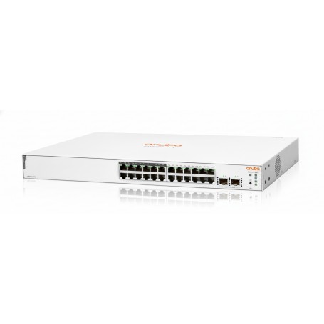 HPE JL813A ABA Aruba 1830 24G 12p Class4 PoE 2SFP 195W Ethernet Switch 24 ports (JL813A#ABA)