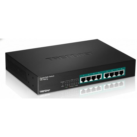 TRENDnet TPE-TG81G 8-Port Gigabit GREENnet PoE+ Switch (TPE-TG81G)