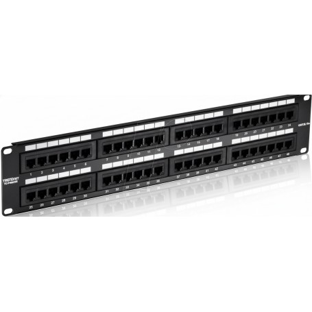 TRENDnet TC-P48C5E 48-Port Cat5/5e Unshielded Patch Panel (TC-P48C5E)