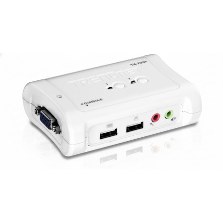 TRENDnet TK-209K 2-Port USB KVM Switch Kit with Audio (TK-209K)