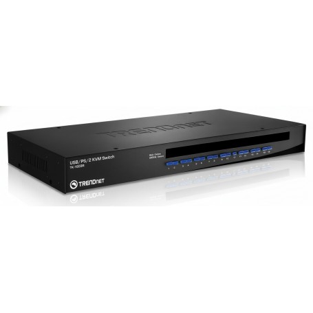 TRENDnet TK-1603R 16-Port KVM USB/PS2 Rack Mount Switch (TK-1603R)