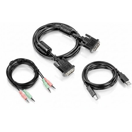 TRENDnet TK-CD06 6 ft. DVI-I, USB, and Audio KVM Cable Kit (TK-CD06)