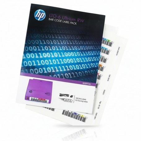 HPE Q2013A Ultrium 6 RW Bar Code Label Pack - barcode labels (Q2013A)