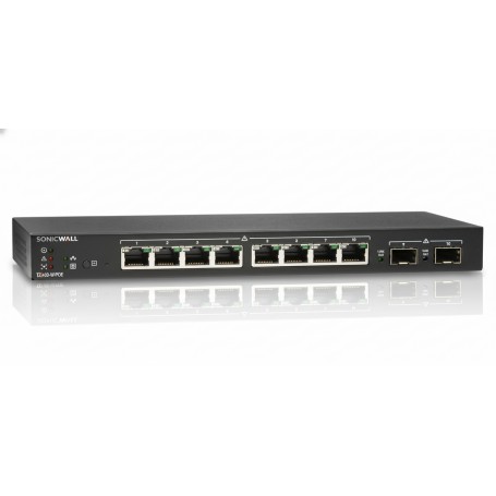SonicWall 02-SSC-8368 SWS12-8POE Managed Switch 10 Ports, PoE (02-SSC-8368)