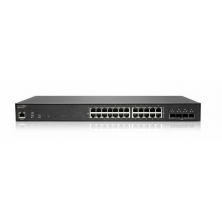 SonicWall 02-SSC-8377 SWS14-24FPOE Managed 28-Port Rack-Mountable Switch (02-SSC-8377)