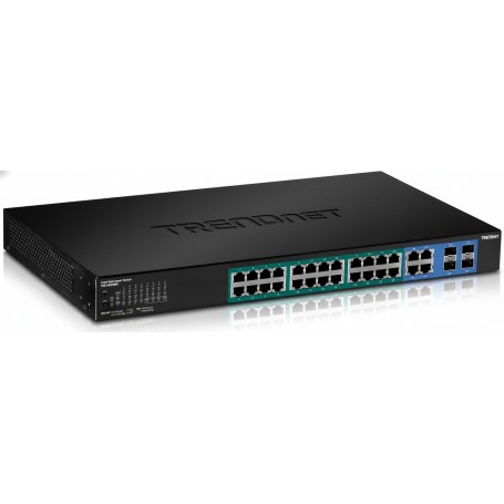 TRENDnet TPE-5028WS 28-Port Gigabit Web Smart PoE+ Switch (370W) (TPE-5028WS)