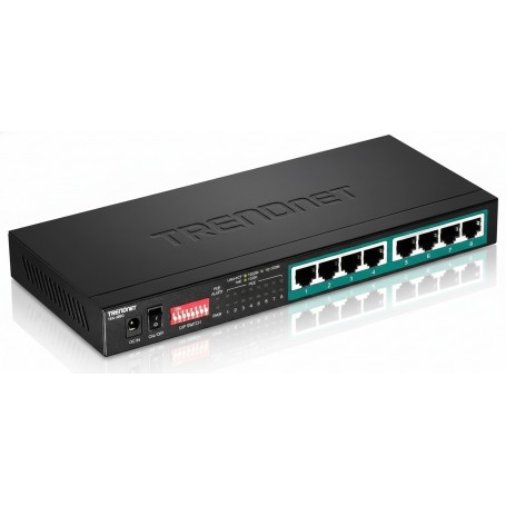 TRENDnet TPE-LG80 8-Port Gigabit Long Range PoE+ Switch (TPE-LG80)