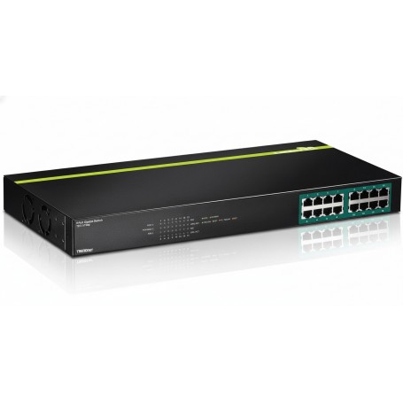 TRENDnet TPE-TG160G 16-port GREENnet Gigabit PoE+ Switch (TPE-TG160G)