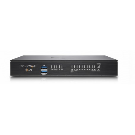 SonicWall 02-SSC-5659 TZ670 Essential Edition secure security appliance (02-SSC-5659)