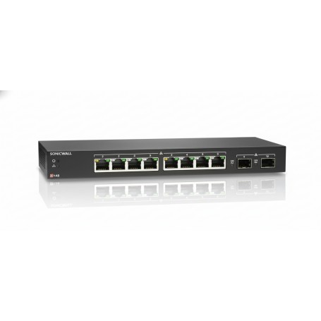 SonicWall 02-SSC-8365 SWS12-8 10 Ports, Gigabit Ethernet Switch (02-SSC-8365)