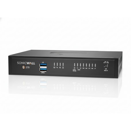 SonicWall 02-SSC-7305 TZ270 Threat Edition security appliance with 1 year TotalSecure (02-SSC-7305)