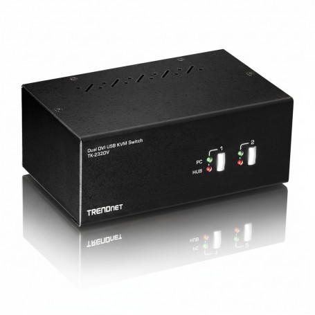 TRENDnet TK-232DV 2-Port Dual Monitor DVI KVM Switch (TK-232DV)