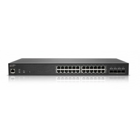 SonicWall 02-SSC-8376 rack mountable Ethernet switch 28 port (02-SSC-8376)