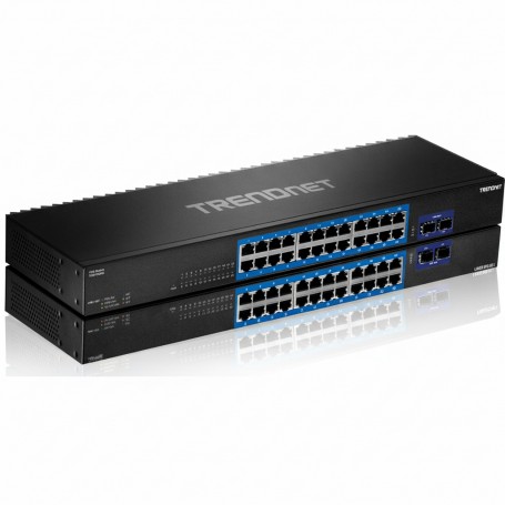 TRENDnet TEG-30262 24-Port Gigabit Switch with 2x10G SFP+ Slots (TEG-30262)