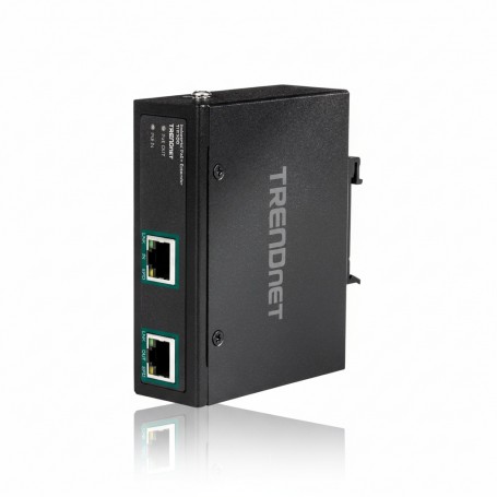 TRENDnet TI-E100 Industrial Gigabit PoE+ Extender, Single-Port 15.4W (TI-E100)