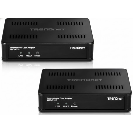 TRENDnet TMO-312C2K MoCA 2.5 Ethernet over Coax Adapter (2-Pack) (TMO-312C2K)