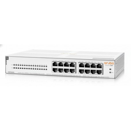 HPE R8R48-61021 Aruba Instant On 1430 PoE Ethernet Switch  (16×1 Gb PoE Class 4 + 124 W Budget) (R8R48-61021)