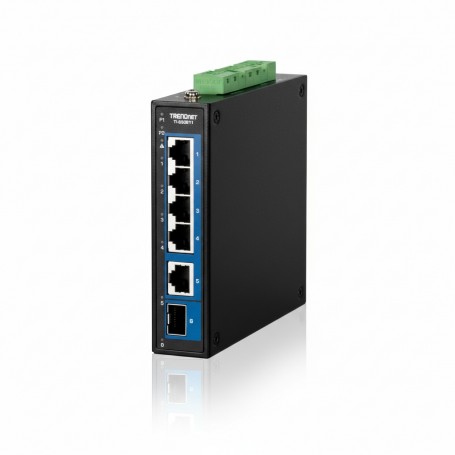 TRENDnet TI-G50611 Industrial 6P 2.5G DIN-Rail Switch with 10G Uplink (TI-G50611)
