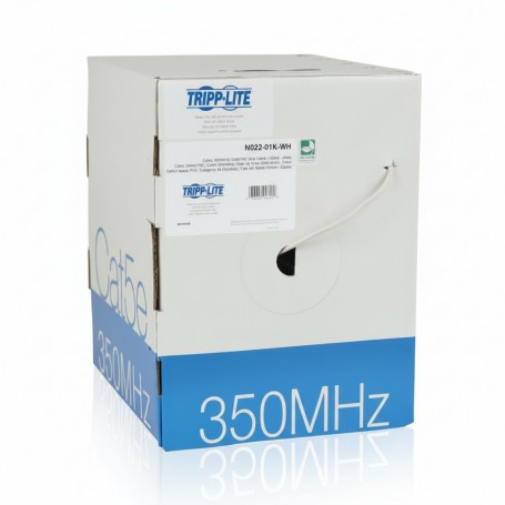 Eaton N022-01K-WH Tripp Lite 1000ft 350MHz Cat5e Bulk Cable (N022-01K-WH)