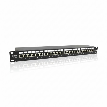 Eaton N252-024-6A Tripp Lite 110 Patch Panel 24 Port 1U Rack Mount Cat6a Cable (N252-024-6A)