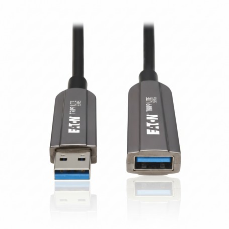 Eaton U330F-30M-G1 Tripp Lite USB 3.2 Fiber Active Optical Cable Black 30 m 98 ft (U330F-30M-G1)