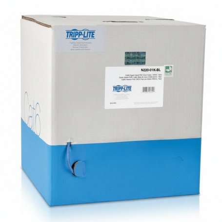 Eaton N220-01K-BL Tripp Lite 1000ft Cat6 Gigabit Bulk Cable (N220-01K-BL)