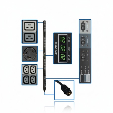 Eaton Tripp Lite PDU3MV6H50 12.6kW 3-Phase Metered PDU (PDU3MV6H50)