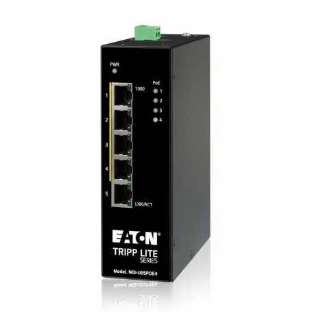 Eaton NGI-U05POE4 Tripp Lite Unmanaged Industrial Gigabit Ethernet Switch (NGI-U05POE4)