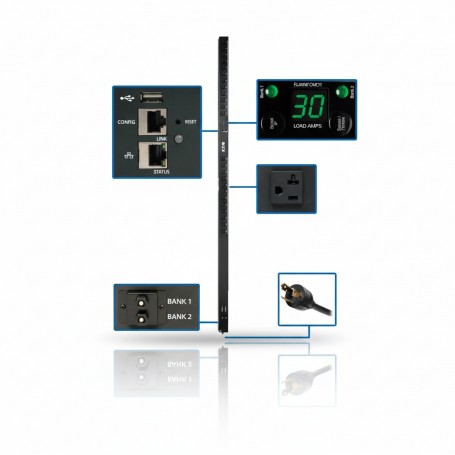 Tripp Lite by Eaton PDUMNV30LX 2.9kW 24 Outlet Monitored PDU (PDUMNV30LX)