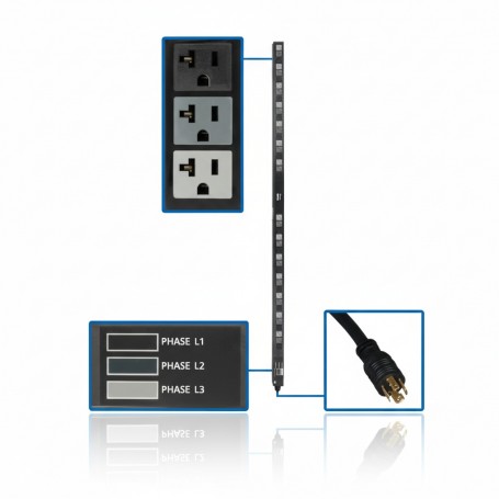 Eaton Tripp Lite PDU3V6L2120LV  5.7kW 3-Phase 42 Outlets PDU (PDU3V6L2120LV)