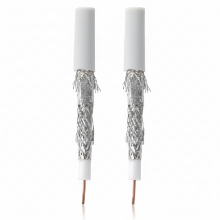 Eaton A224-01K-WH Tripp Lite Series 1000 ft Quad Shield Coaxial Cable (A224-01K-WH)