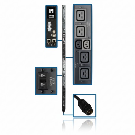 Eaton PDU3EVNR6H50A Tripp Lite 14 4kW 3PH Monitored PDU (PDU3EVNR6H50A)