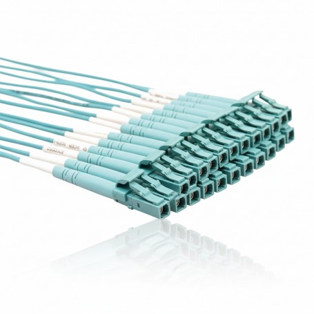 Eaton Tripp Lite N846D-01M-24CAQ 400G OM4 Breakout Fiber optic cable (N846D-01M-24CAQ)