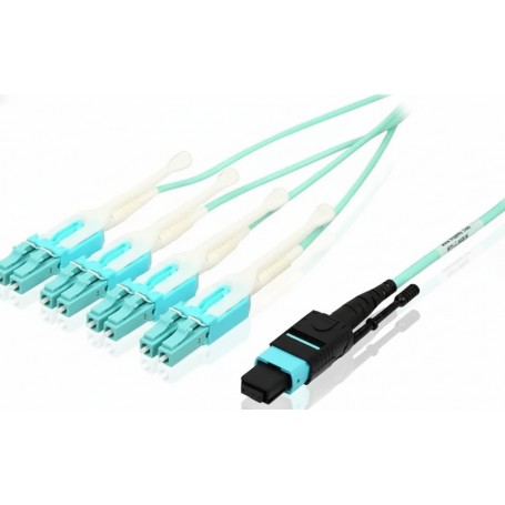 Eaton N844-02M-8LC-PT MTP/MPO 8LC OM3 40GbE Fan-out Cable Fiber Cable (N844-02M-8LC-PT)