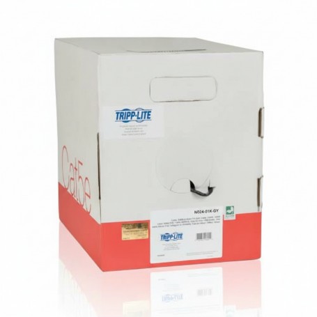 Eaton Tripp Lite N024-01K-GY Cat5e Plenum 1000ft Ethernet Cable (N024-01K-GY)