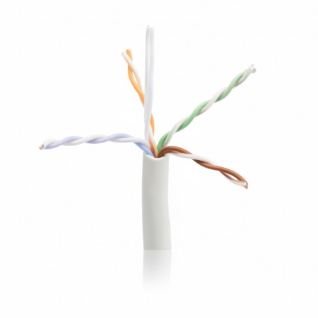 Eaton N224-01K-WH-LP5 Tripp Lite Cat6 100W PoE Plenum Network Cable (N224-01K-WH-LP5)