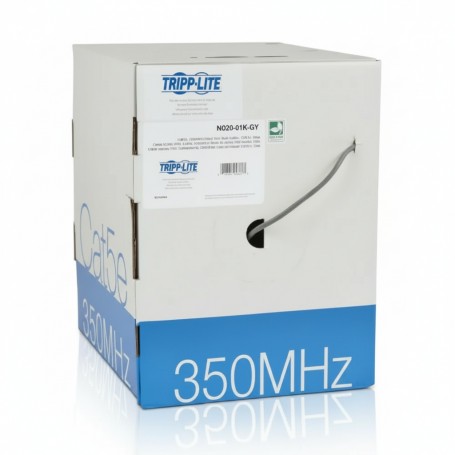 Eaton N020-01K-GY Tripp Lite Series 1000 ft Cat5e Bulk Ethernet Cable (N020-01K-GY)