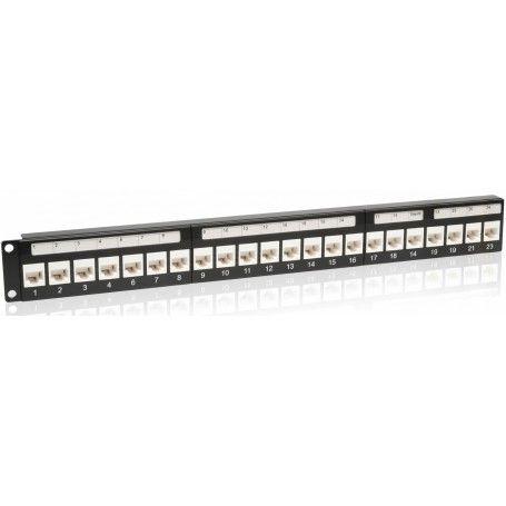 Eaton Tripp Lite N250-024-LP 24-Port Cat6 Feed-Through Patch Panel (N250-024-LP)