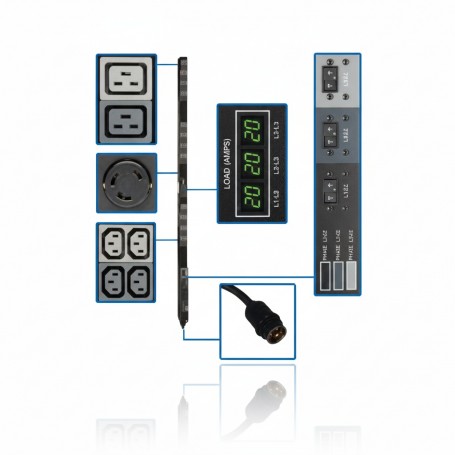 Eaton Tripp Lite PDU3MV6H50A Metered 14.4kW 3-Phase PDU (PDU3MV6H50A)