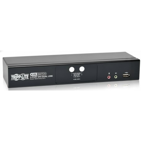 Eaton Tripp Lite B004-DUA2-HR-K 2-Port DVI Dual-Link KVM Switch (B004-DUA2-HR-K)
