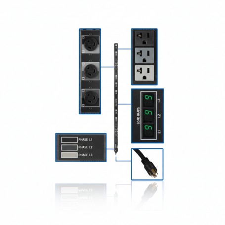 Eaton PDU3MV6L2120B Tripp Lite Series 5 7kW 3 Phase Metered PDU (PDU3MV6L2120B)