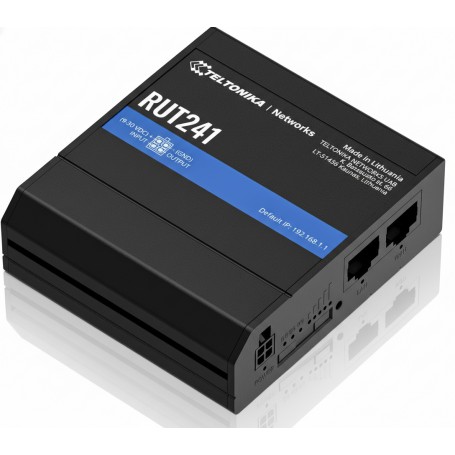Teltonika RUT241098000 Industrial 4G/LTE Cellular Router (RUT241098000)