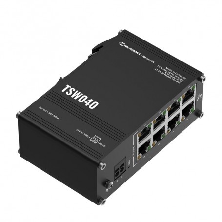 Teltonika TSW040000000 8Port PoE+ Industrial Switch (TSW040000000)