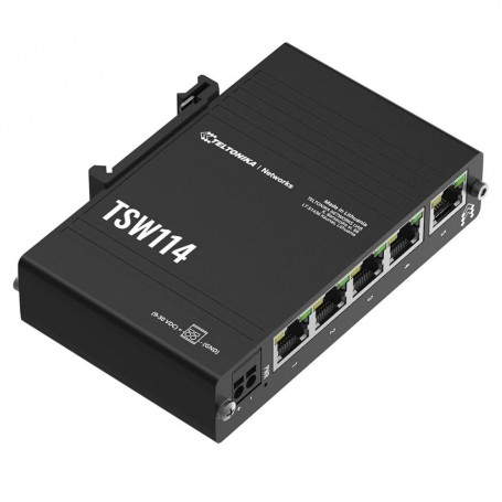 Teltonika TSW114000000  5 Port Gigabit Industrial Switch (TSW114000000)