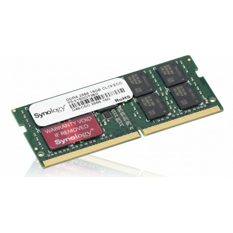 Synology D4RD-2666-16G memory module 16 GB 1 x 16 GB DDR4 2666 MHz ECC (D4RD-2666-16G)