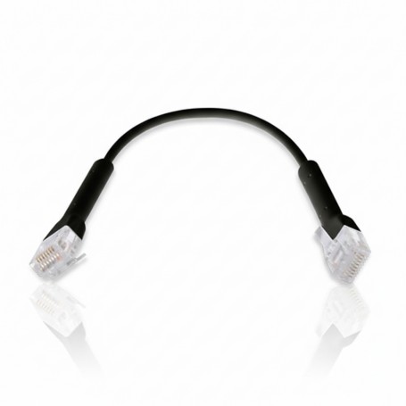 Ubiquiti U-CABLE-PATCH-2M-RJ45-BK Cat 6 Ethernet Patch Cable (U-CABLE-PATCH-2M-RJ45-BK)
