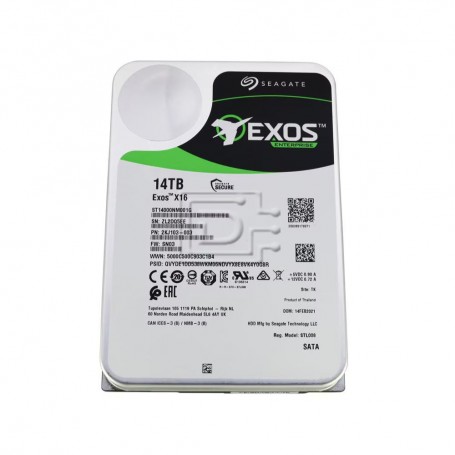 Seagate ST14000NM001G 14TB Exos X16 Enterprise Hard Drive (ST14000NM001G)